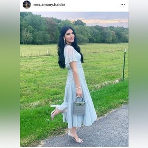 MacDuggal midi evening dress. New condition. Worn once for 2 hours.